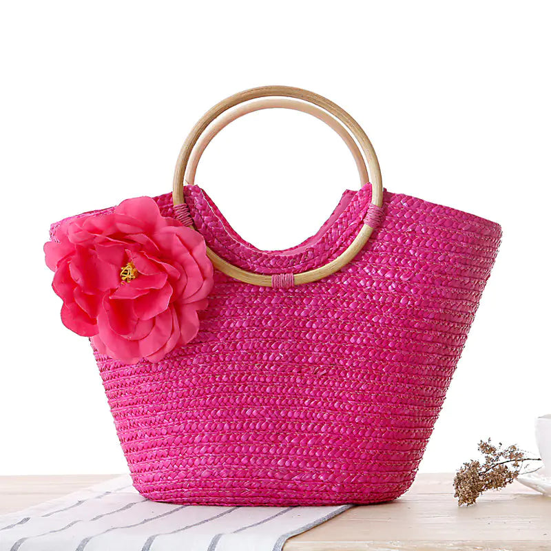 Woven Bag, Straw Bag, Beach Bag