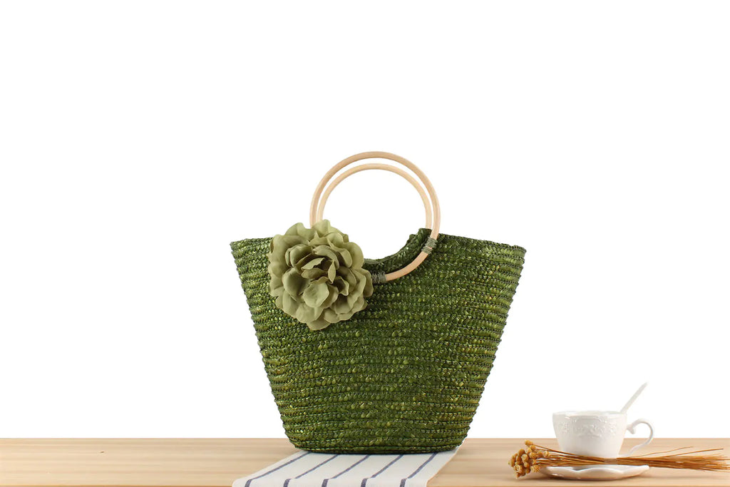 Woven Bag, Straw Bag, Beach Bag