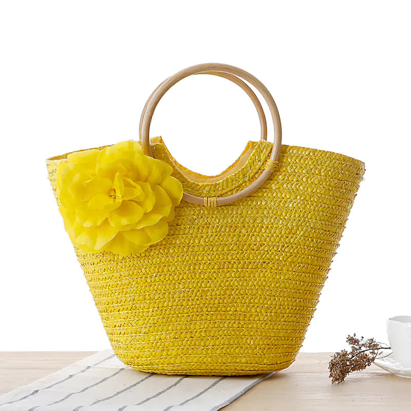 Woven Bag, Straw Bag, Beach Bag