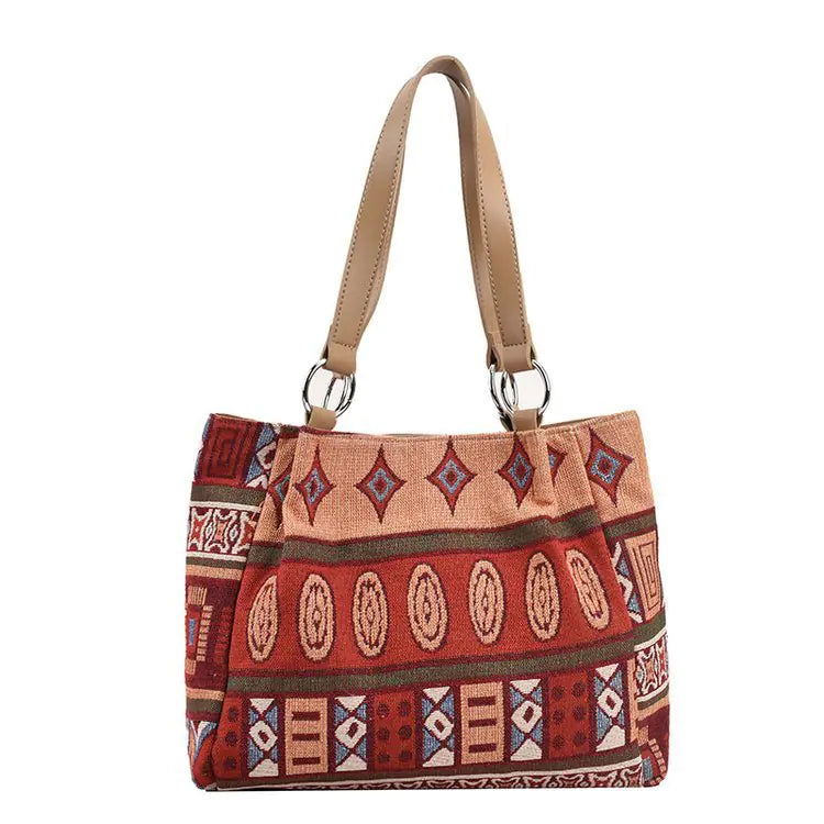 Large Capacity Women's Tote Bag - Stylish Canvas Shoulder Bag