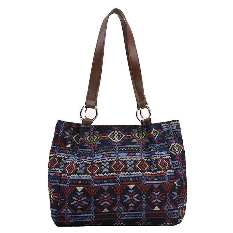 Large Capacity Women's Tote Bag - Stylish Canvas Shoulder Bag