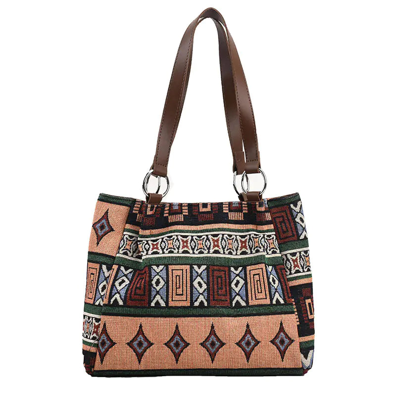 Large Capacity Women's Tote Bag - Stylish Canvas Shoulder Bag