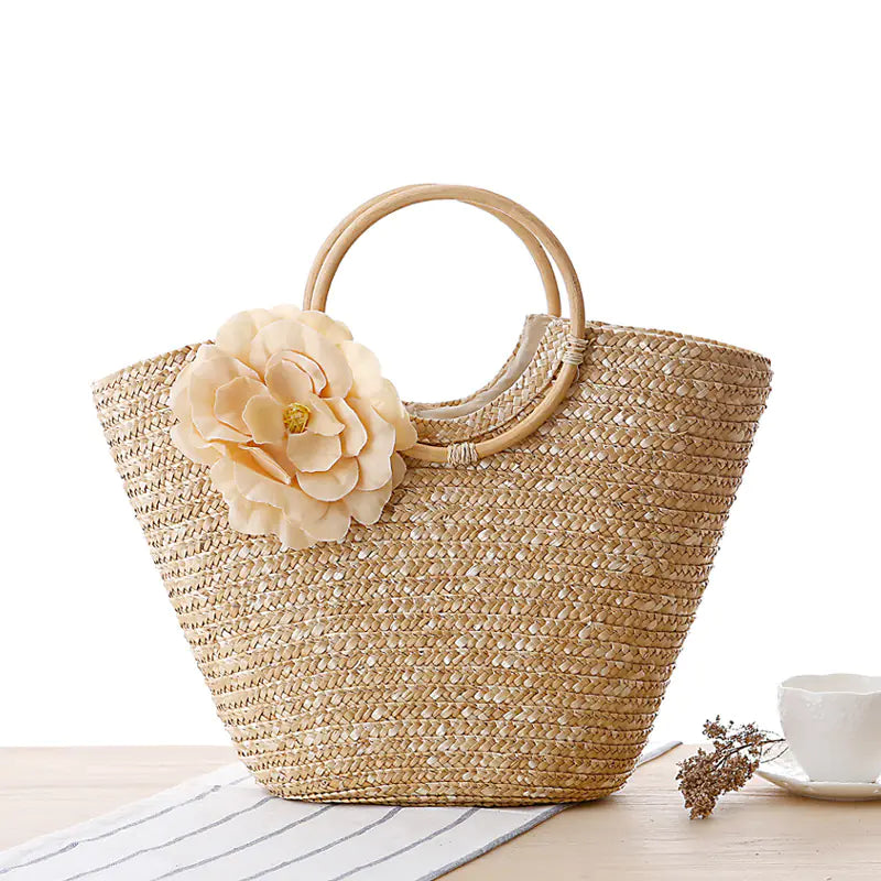 Woven Bag, Straw Bag, Beach Bag