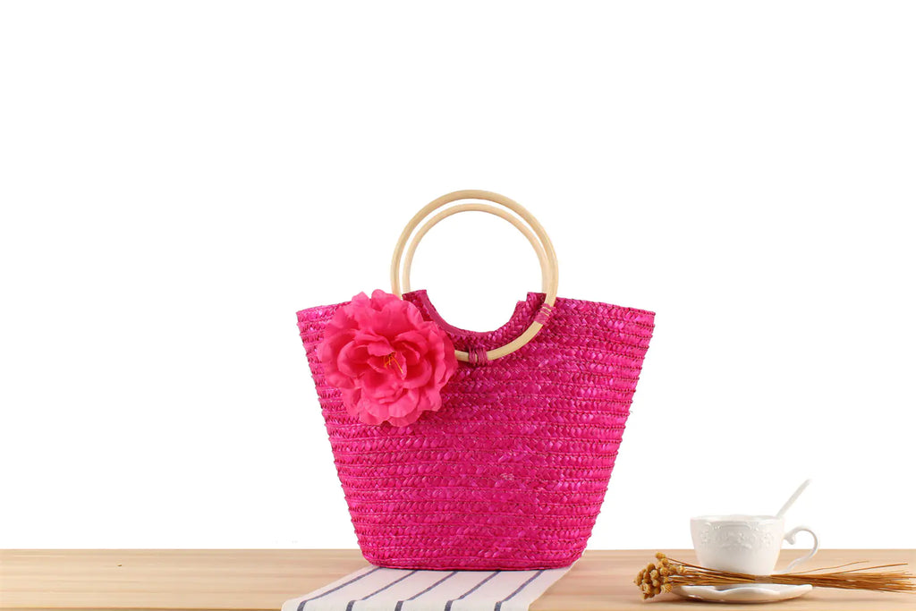 Woven Bag, Straw Bag, Beach Bag