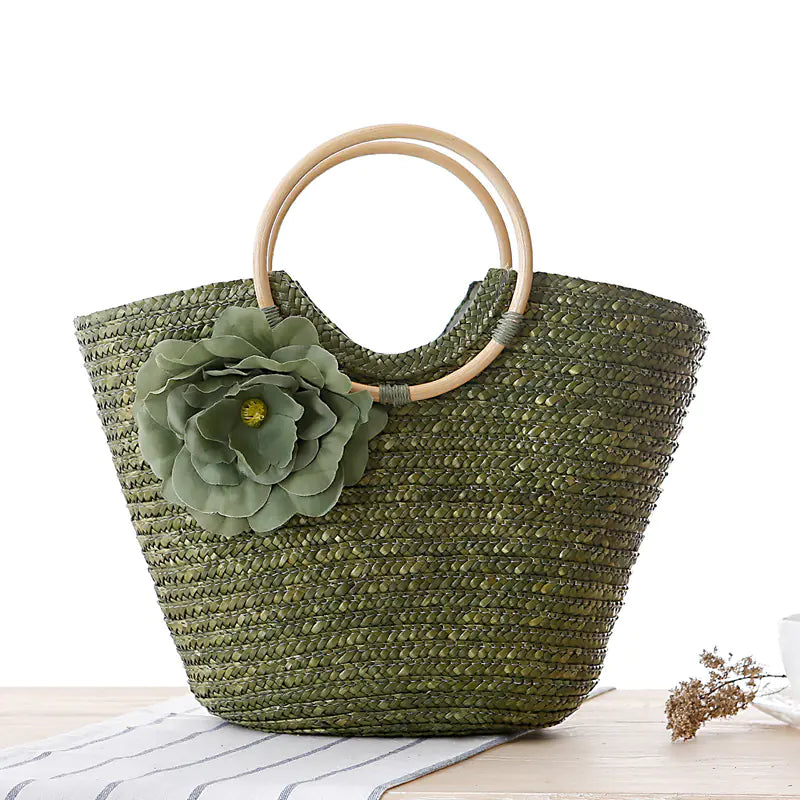 Woven Bag, Straw Bag, Beach Bag